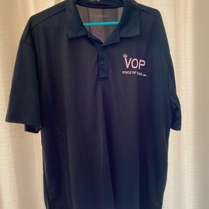 Black vop polo